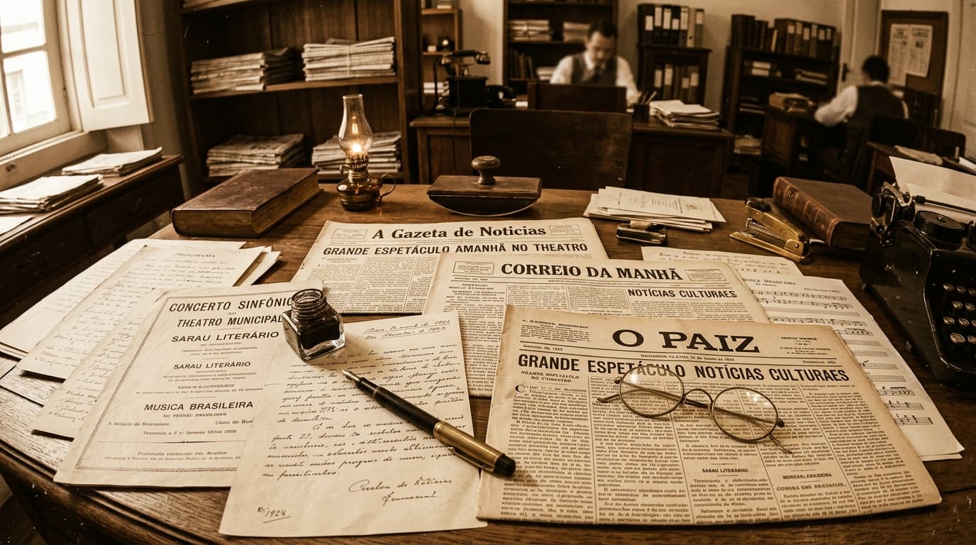 Jornais de época e imprensa histórica da Minerva